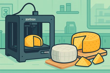 Realizzazione di una forma di formaggio finta Montasio® per fini espositivi